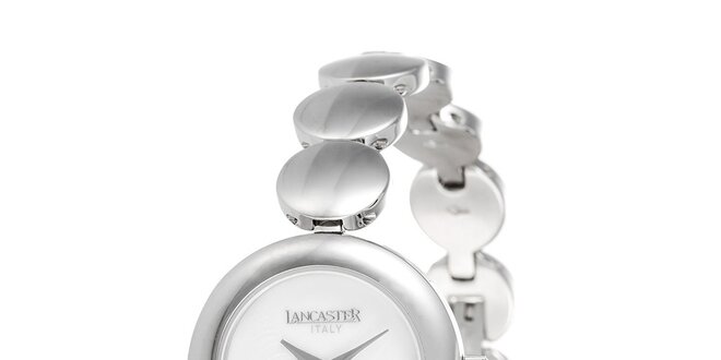 Dámské minimalistické hodinky ve stříbrném tónu Lancaster