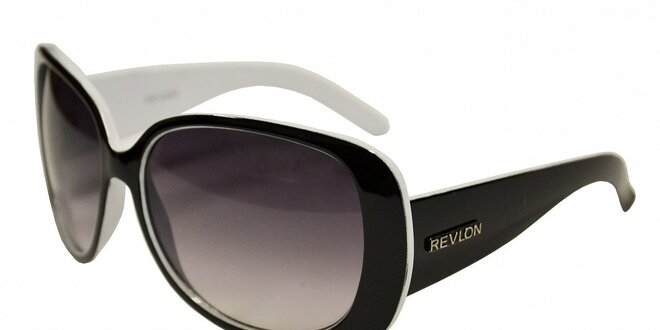 Dámské černo-bílé sluneční brýle Revlon