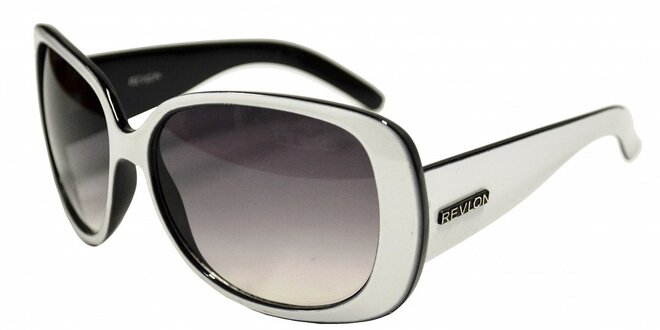 Dámské bílo-černé sluneční brýle Revlon