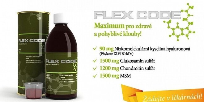 Flex Code 500 ml sirup - kloubní výživa