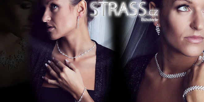 Sady šperků s třpytivými krystaly Preciosa