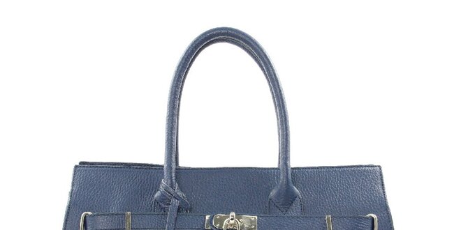 Dámská tmavě modrá kabelka se zámečkem Kreativa Bags