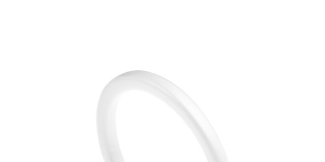 Dámský bílý keramický prsten Ceramic Line