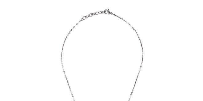 Dámský náhrdelník s bílým přívěskem Ceramic Line