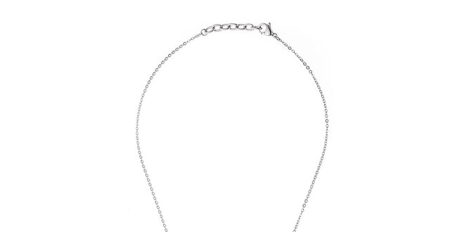 Dámský náhrdelník s černým přívěskem Ceramic Line