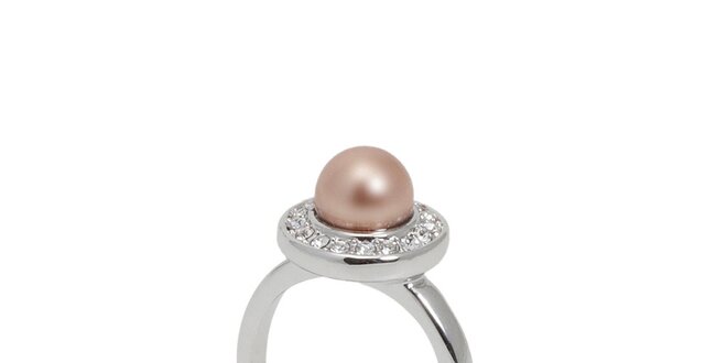 Dámský prsten s perlou Swarovski Elements