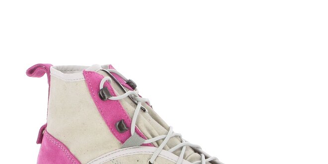 Dámské růžové trekové boty Kimberfeel