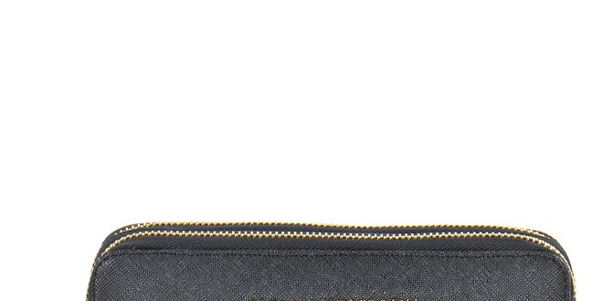 Dámská černá peněženka se zipy Giorgio di Mare