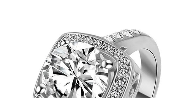 Dámský pozlacený prsten s krystaly Victoria de Bastilla