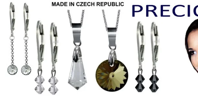 Šperky s křišťály Preciosa