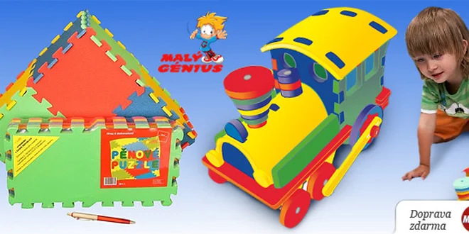 Dětský pěnový koberec či 3D puzzle