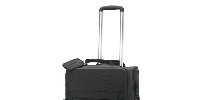 Černá cestovní taška na kolečkách ESPRIT