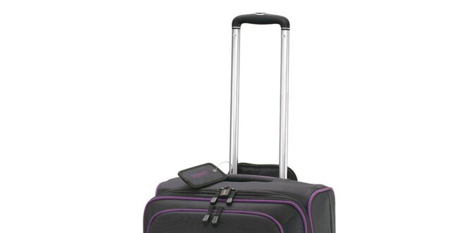 Kufřík s fialovým lemováním na kolečkách ESPRIT