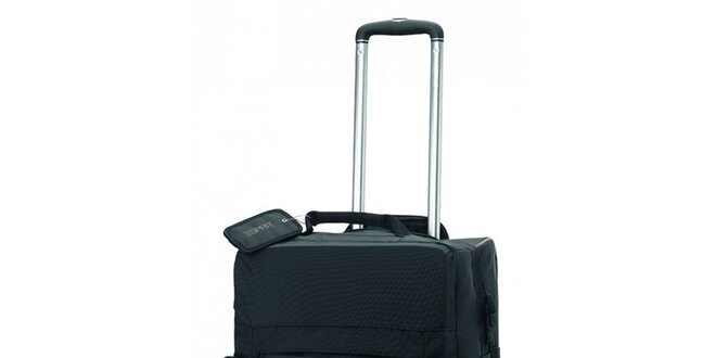 Černá/khaki cestovní taška na kolečkách ESPRIT