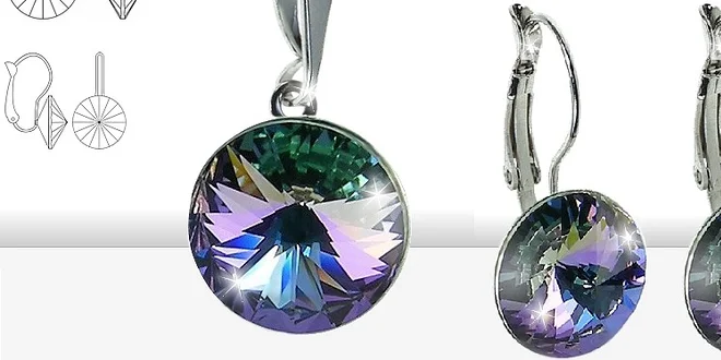 Souprava šperků s krystaly SWAROVSKI.