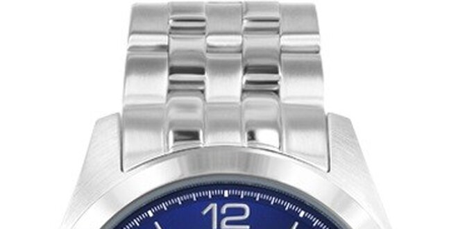 Pánské hodinky v elegantně sportovním stylu Race, s modrým ciferníkem