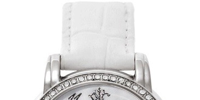 RFS dámské hodinky Russian Winter bílé s perleťovým ciferníkem