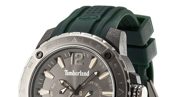 Pánské hodinky se zeleným řemínkem Timberland
