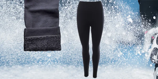 Dámské zateplené legíny včetně poštovného