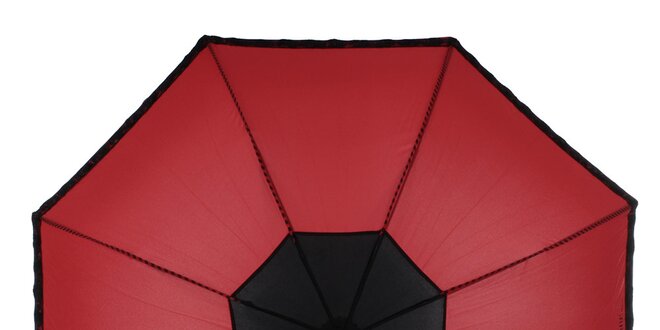 Dámský červeno-černý vystřelovací deštník Ferré Milano