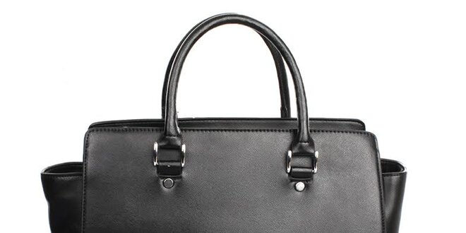 Dámská černá kabelka s vnitřní kapsičkou London fashion