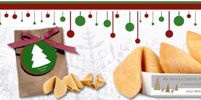 Vánoční přání v obalu smartcookies