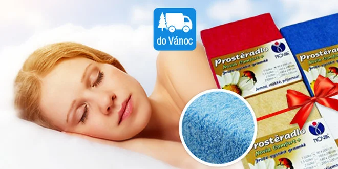 Froté prostěradla na jednolůžka i dvoulůžka
