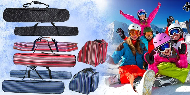 Vaky na lyže, snowboardy i přeskáče