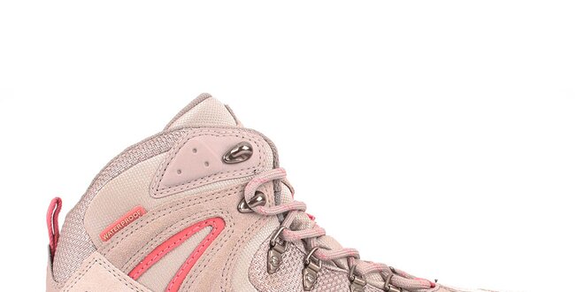 Dámské růžové kotníkové boty Hi-Tec