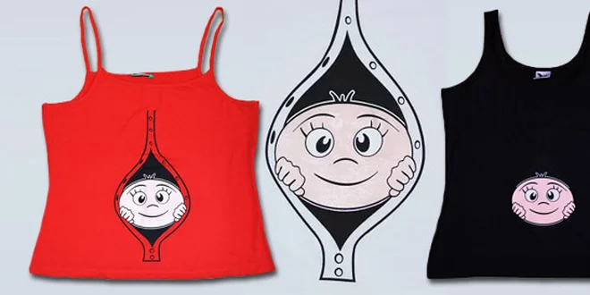 Originální vtipné těhotenské tričko s potiskem
