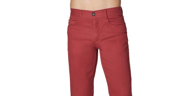 Pánské červené kalhoty Paul Stragas