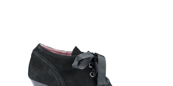 Dámské černé semišové boty Lise Lindvig