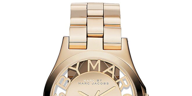 Dámské pozlacené hodinky Marc Jacobs