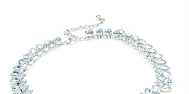 Dámský náhrdelník se světlými krystaly Carmen Luna