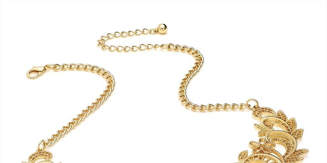 Dámský elegantní náhrdelník ve zlaté barvě Carmen Luna
