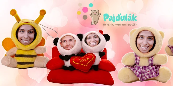 Plyšoví pajďuláci s vaší 3D fotografií