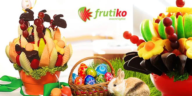 Slaďoučká ovocná kytice Frutiko plná vitamínů