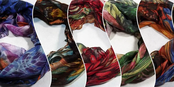 Velké tunelové šátky v elegantním designu