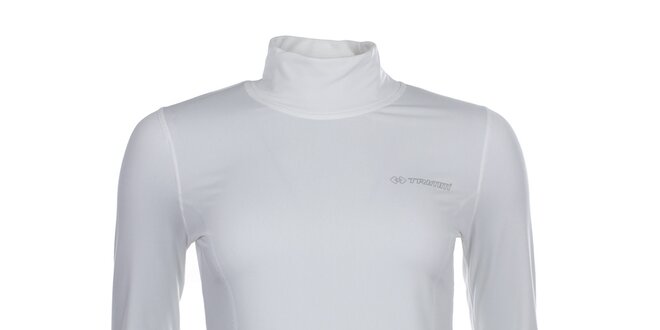 Dámské bílé funkční tričko s roláčkem Trimm
