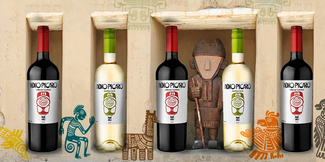 6 chilských vín z kolekce Indio Pícaro