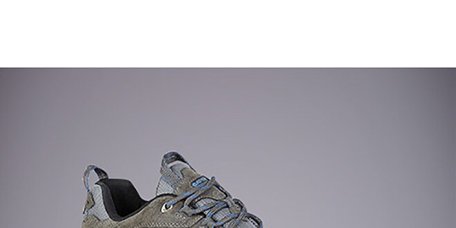 Pánské šedé boty s modrými prvky Hi-Tec