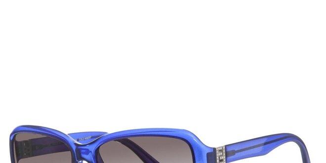 Dámské modré sluneční brýle Fendi s kamínky