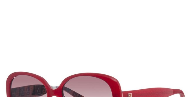 Dámské červené sluneční brýle Fendi