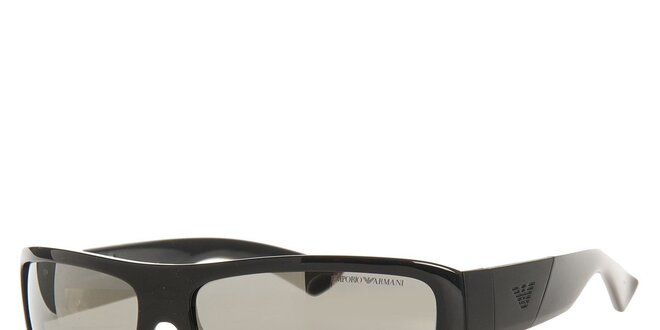 Pánské černé sluneční brýle Emporio Armani s polarizovanými skly