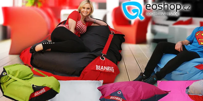 Sedací vaky Bean Bag v mnoha stylových barvách