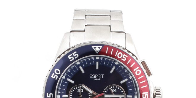 Pánské ocelové hodinky s kulatým ciferníkem Esprit
