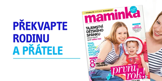 Překvapte rodinu vaší fotkou na časopisu Maminka