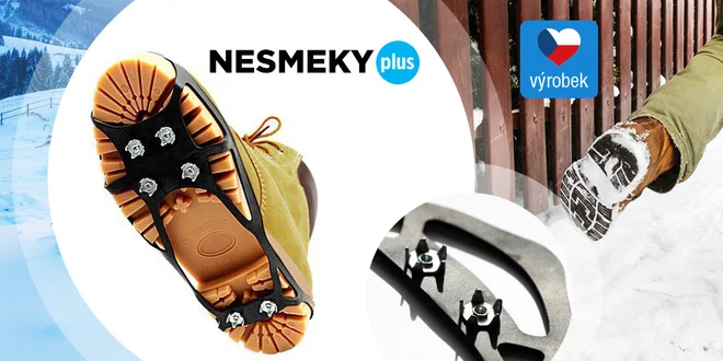 Univerzální protiskluzové návleky na boty