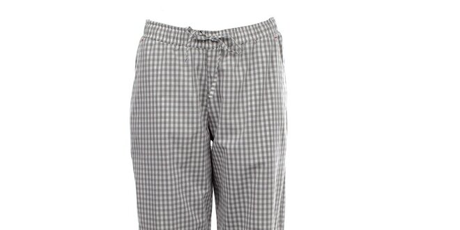 Dámské světlé kárované pyžamové kalhoty Tommy Hilfiger