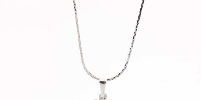 Dámský náhrdelník s kroužkem a tyrkysovými krystaly Laura Bruni